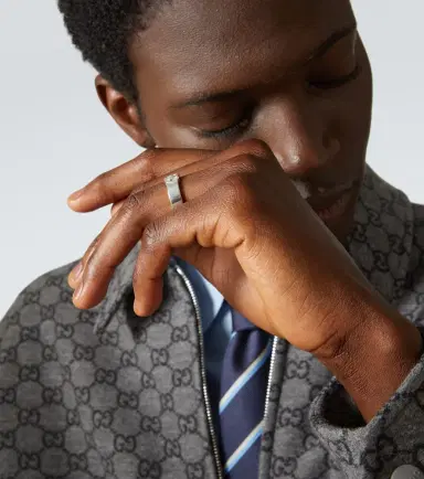 Gucci Interlocking G sterling silver ring | Thumbnail 2 Gucci Interlocking G sterling silver ring | Thumbnail 2