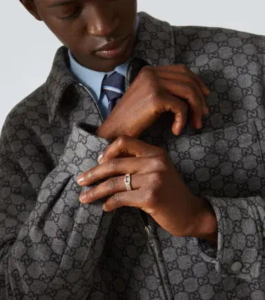 Gucci Interlocking G sterling silver ring | Thumbnail 3 Gucci Interlocking G sterling silver ring | Thumbnail 3