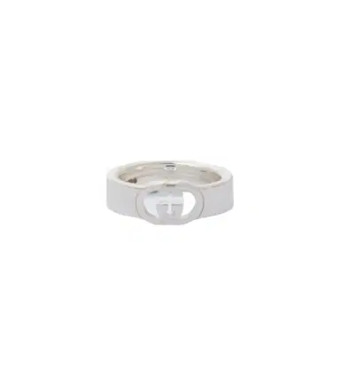 Gucci Interlocking G sterling silver ring | Thumbnail 1 Gucci Interlocking G sterling silver ring | Thumbnail 1