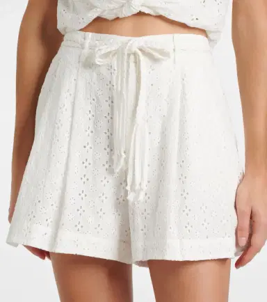 Poupette St Barth Chantal broderie anglaise cotton shorts | Thumbnail 2