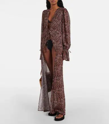Bananhot Leopard-print beach cover-up | Thumbnail 2