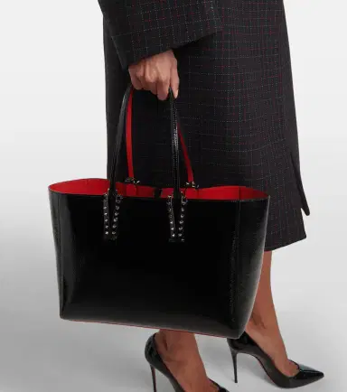 Christian Louboutin Cabata Small patent leather tote bag | Thumbnail 2