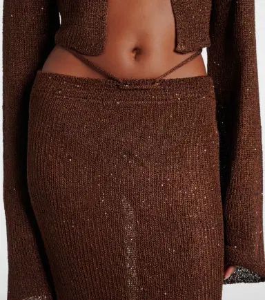 Bananhot Alma knitted sequined beach cover-up | Thumbnail 6