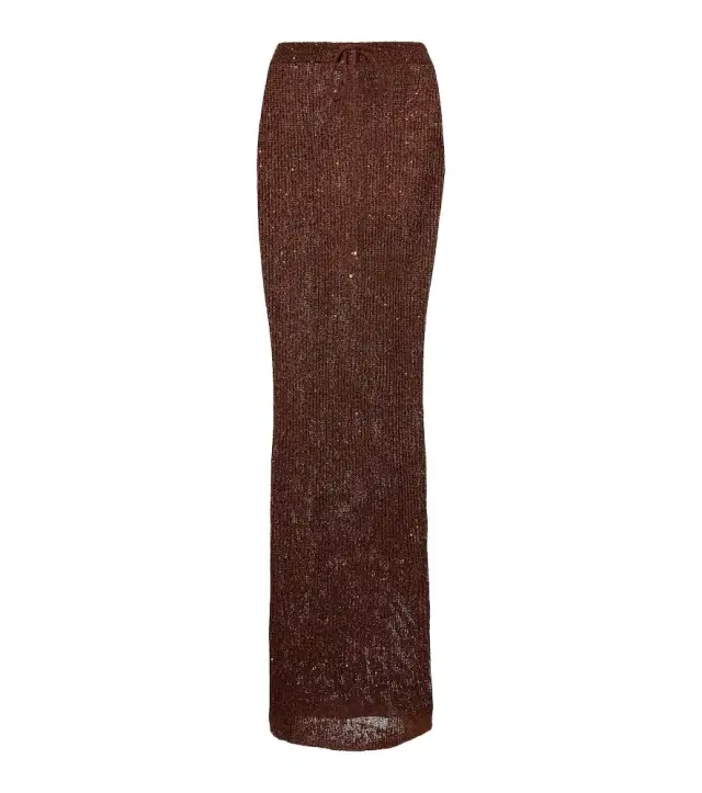 Bananhot Alma knitted sequined beach cover-up