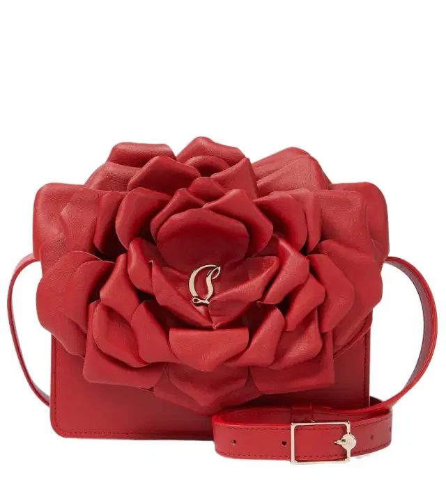 Christian Louboutin Loubi54 appliqué leather crossbody bag