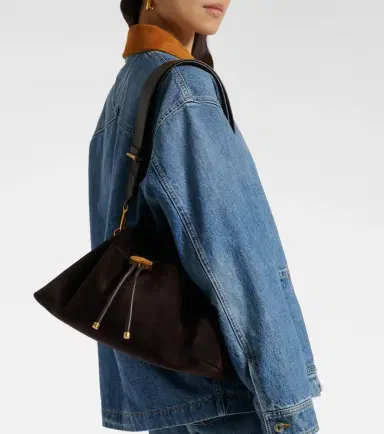 Jimmy Choo Bon Bon Small suede bucket bag | Thumbnail 5 Jimmy Choo Bon Bon Small suede bucket bag | Thumbnail 5