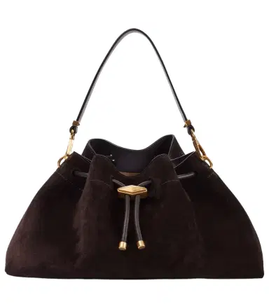Jimmy Choo Bon Bon Small suede bucket bag | Thumbnail 1 Jimmy Choo Bon Bon Small suede bucket bag | Thumbnail 1