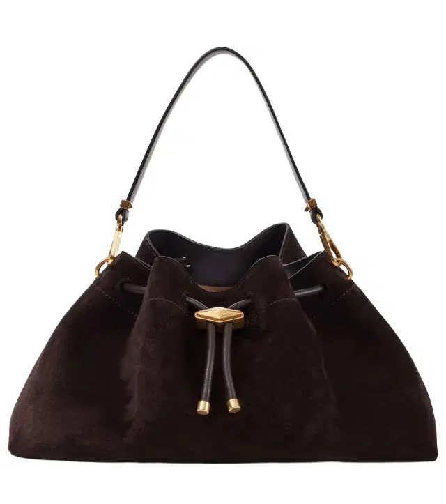 Jimmy Choo Bon Bon Small suede bucket bag
