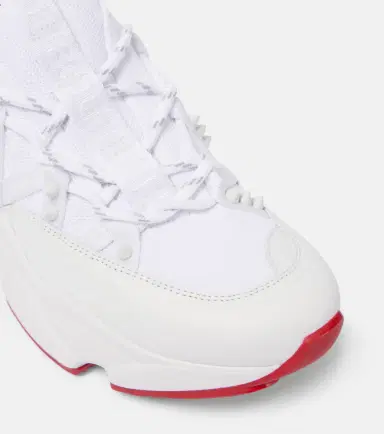 Christian Louboutin Trailnrun leather-trimmed sneakers | Thumbnail 2 Christian Louboutin Trailnrun leather-trimmed sneakers | Thumbnail 2