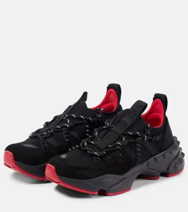 Christian Louboutin Trailnrun suede-trimmed sneakers | Thumbnail 4