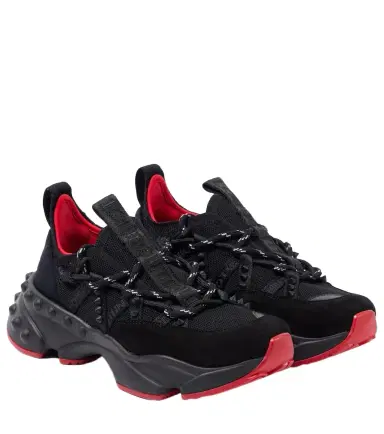 Christian Louboutin Trailnrun suede-trimmed sneakers | Thumbnail 1
