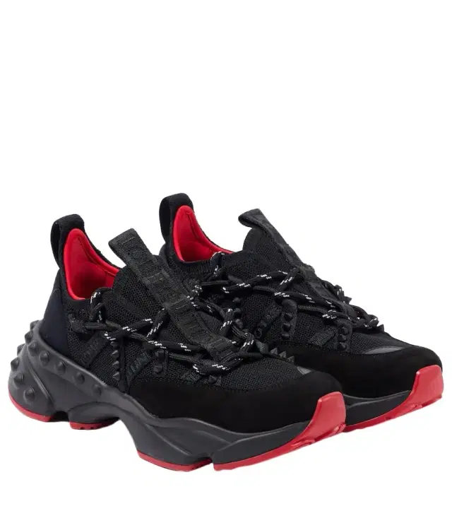 Christian Louboutin Trailnrun suede-trimmed sneakers