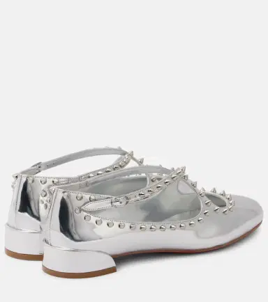 Christian Louboutin Pilouta Jane Spikes leather ballet flats | Thumbnail 2 Christian Louboutin Pilouta Jane Spikes leather ballet flats | Thumbnail 2