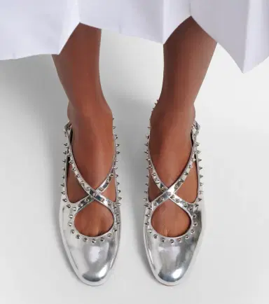 Christian Louboutin Pilouta Jane Spikes leather ballet flats | Thumbnail 6 Christian Louboutin Pilouta Jane Spikes leather ballet flats | Thumbnail 6