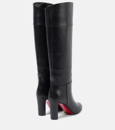Christian Louboutin Loo Botta 85 leather knee-high boots | Thumbnail 3 Christian Louboutin Loo Botta 85 leather knee-high boots | Thumbnail 3