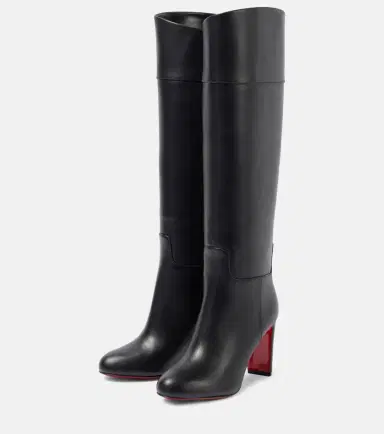 Christian Louboutin Loo Botta 85 leather knee-high boots | Thumbnail 4 Christian Louboutin Loo Botta 85 leather knee-high boots | Thumbnail 4