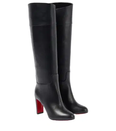 Christian Louboutin Loo Botta 85 leather knee-high boots | Thumbnail 1 Christian Louboutin Loo Botta 85 leather knee-high boots | Thumbnail 1