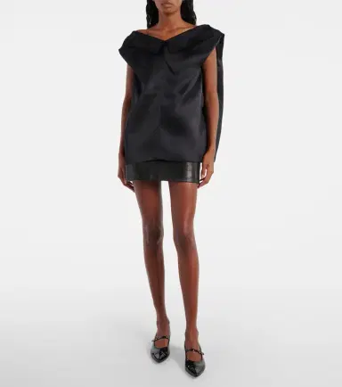 Khaite Jett leather miniskirt | Thumbnail 2
