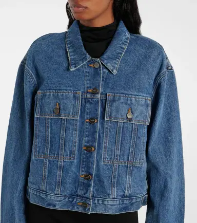 Khaite Saunder denim jacket | Thumbnail 3