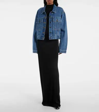 Khaite Saunder denim jacket | Thumbnail 6