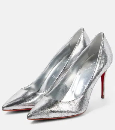 Christian Louboutin Kate 85 metallic leather pumps | Thumbnail 3 Christian Louboutin Kate 85 metallic leather pumps | Thumbnail 3