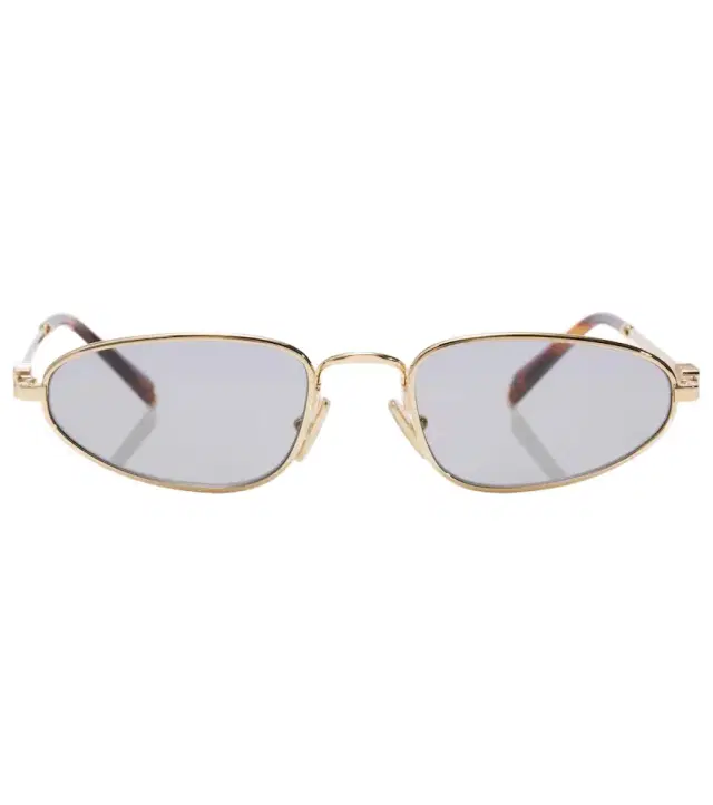 Logo oval sunglasses