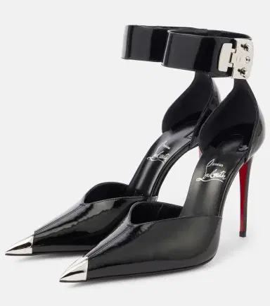 Christian Louboutin Lock Me Up 100 embellished leather pumps | Thumbnail 2