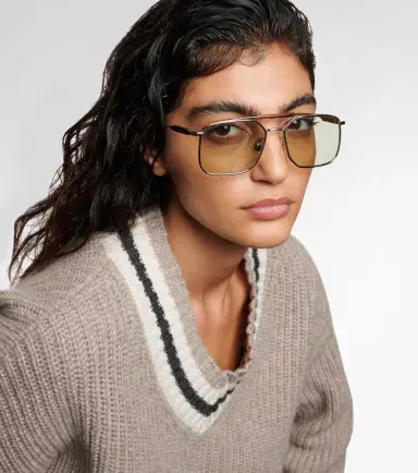 Brunello Cucinelli Sartorial Sunset square sunglasses | Thumbnail 6