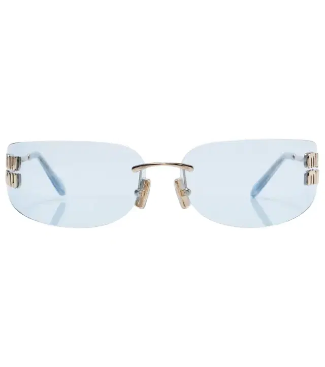 Miu Miu Logo rectangular sunglasses