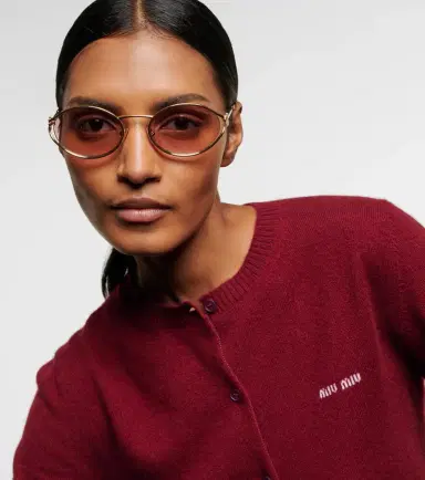Miu Miu MU 52YS oval sunglasses | Thumbnail 6