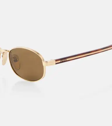 Prada Iconic Plaque round sunglasses | Thumbnail 3