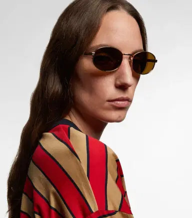 Prada Iconic Plaque round sunglasses | Thumbnail 5