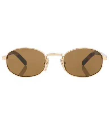 Prada Iconic Plaque round sunglasses | Thumbnail 1
