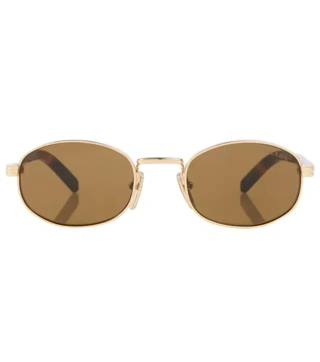 Prada Iconic Plaque round sunglasses