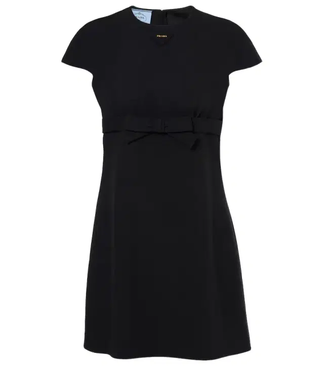 Bow-detail minidress