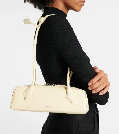 Alaia Alaïa Le Teckle Small leather shoulder bag | Thumbnail 6