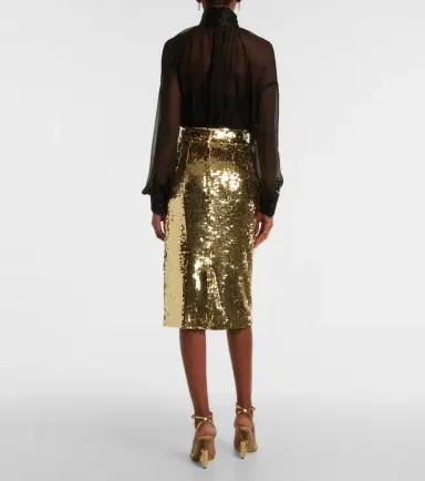 Dolce & Gabbana Sequined midi skirt | Thumbnail 3