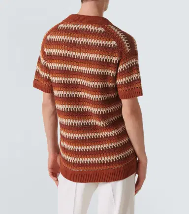 Frescobol Carioca Pinto crochet cotton shirt | Thumbnail 4