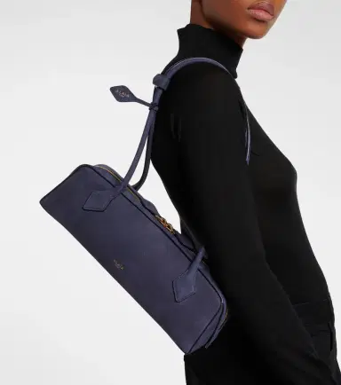 Alaia Alaïa Le Teckel suede shoulder bag | Thumbnail 5