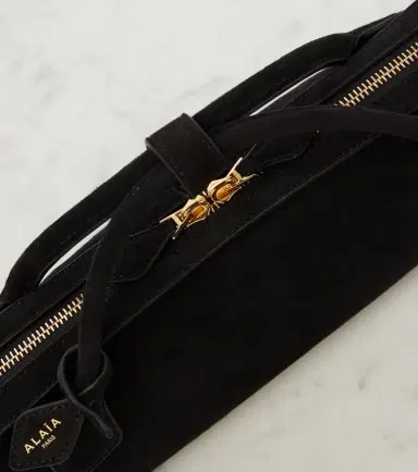Alaia Alaïa Le Teckel suede clutch | Thumbnail 4 Alaia Alaïa Le Teckel suede clutch | Thumbnail 4