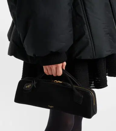 Alaia Alaïa Le Teckel suede clutch | Thumbnail 5 Alaia Alaïa Le Teckel suede clutch | Thumbnail 5