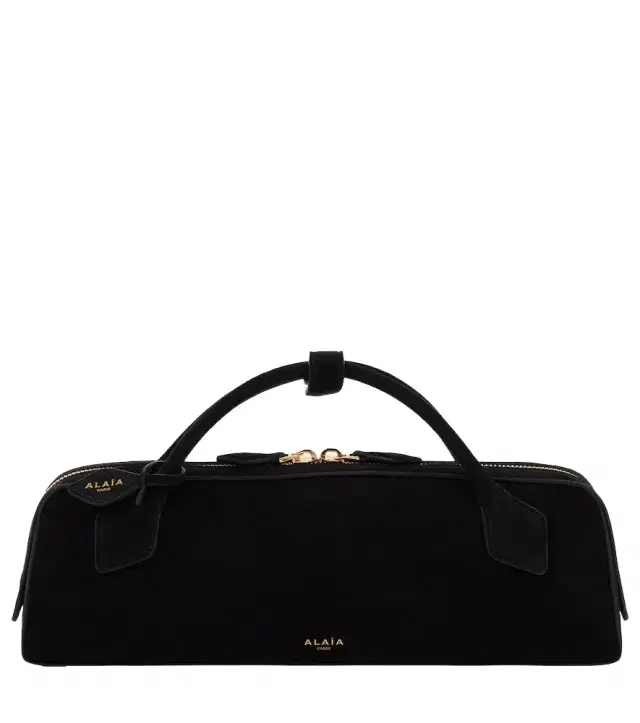 Alaia Alaïa Le Teckel suede clutch