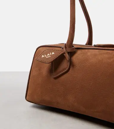 Alaïa Alaïa Le Teckel Medium suede shoulder bag | Thumbnail 3 Alaïa Alaïa Le Teckel Medium suede shoulder bag | Thumbnail 3