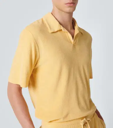 Frescobol Carioca Faustino cotton terry polo shirt | Thumbnail 3