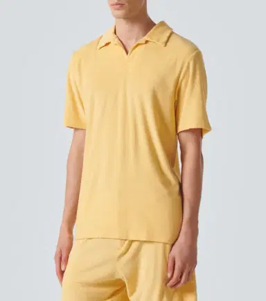 Frescobol Carioca Faustino cotton terry polo shirt | Thumbnail 4