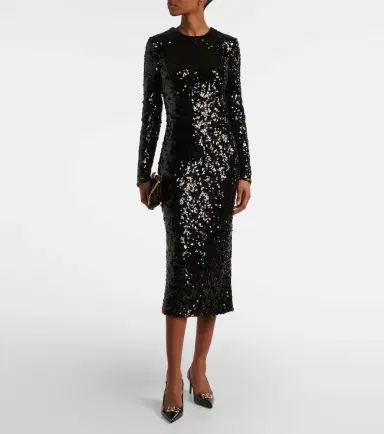 Dolce & Gabbana Sequined midi dress | Thumbnail 4