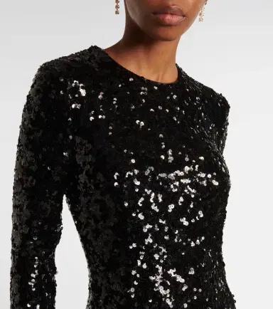 Dolce & Gabbana Sequined midi dress | Thumbnail 5