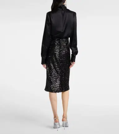 Dolce & Gabbana Sequined midi skirt | Thumbnail 5
