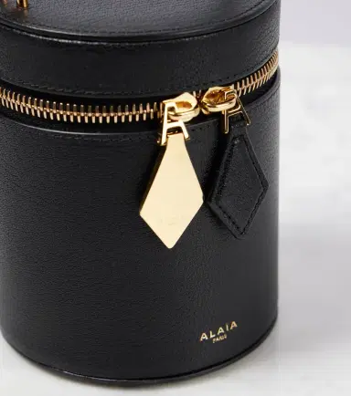 Alaïa Alaïa Cube Mini leather vanity bag | Thumbnail 3