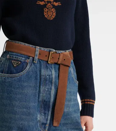 Prada Suede belt | Thumbnail 3 Prada Suede belt | Thumbnail 3